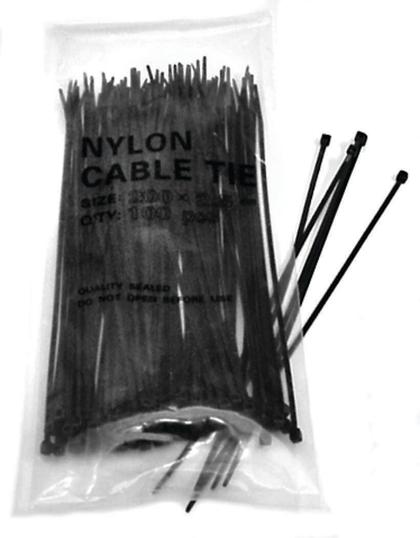 ZIP TIE ACTION BLACK FOR COMPUTERS 203X2.5M